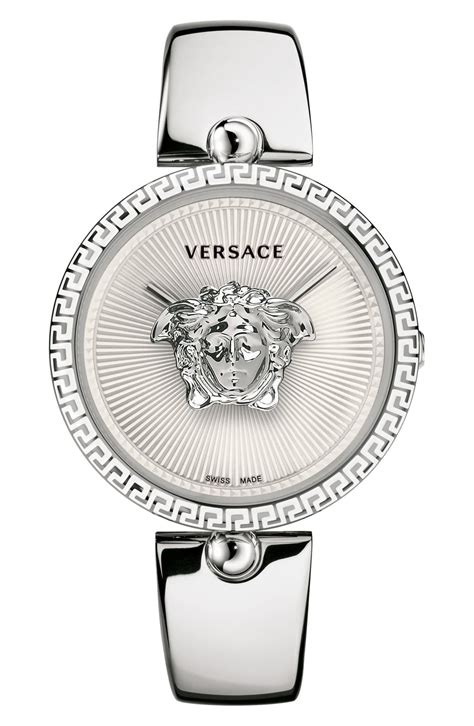 versace watch bracelet|versace women's silver necklaces.